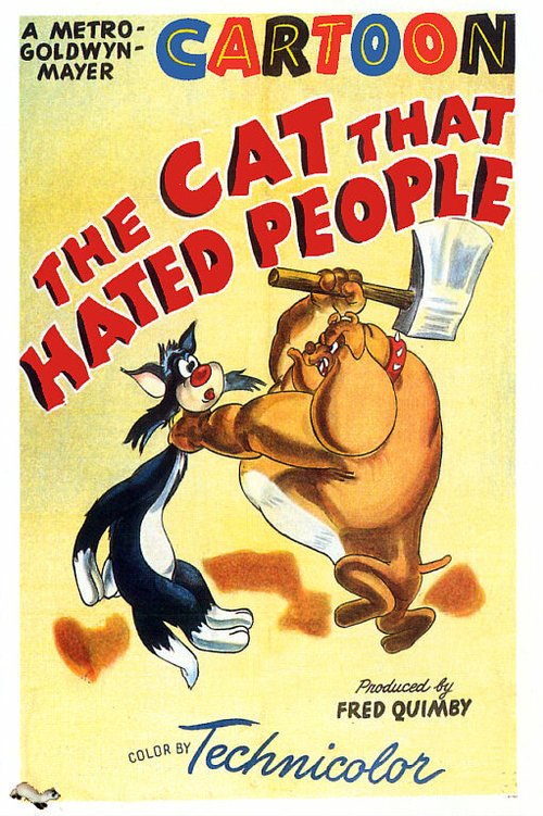 Постер Кот, который ненавидел людей