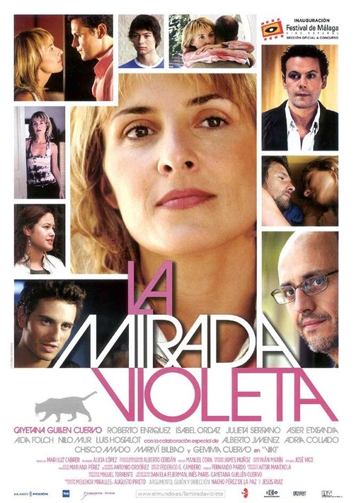 Постер La mirada violeta