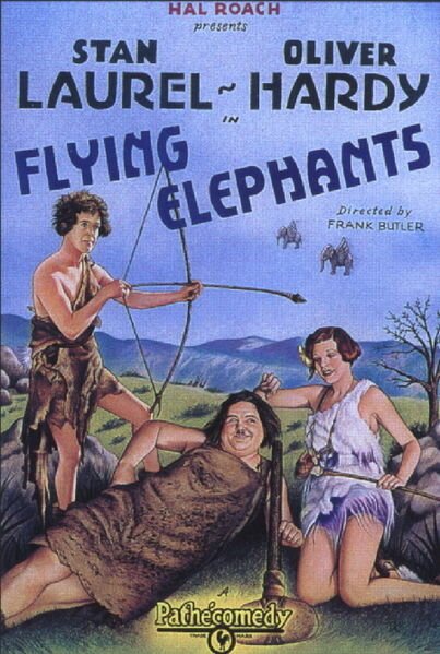 Постер Летающие слоны