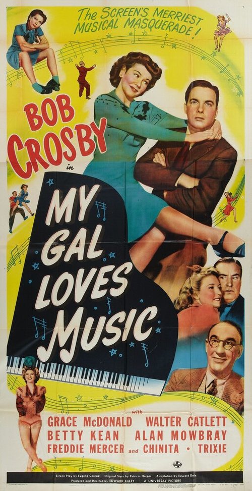 Постер My Gal Loves Music