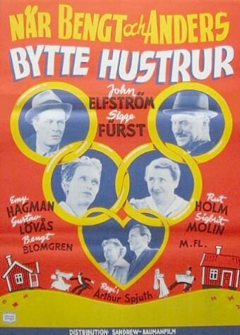 Постер När Bengt och Anders bytte hustrur