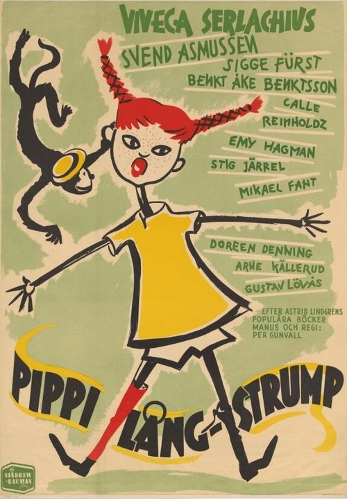 Постер Пеппи Длинныйчулок