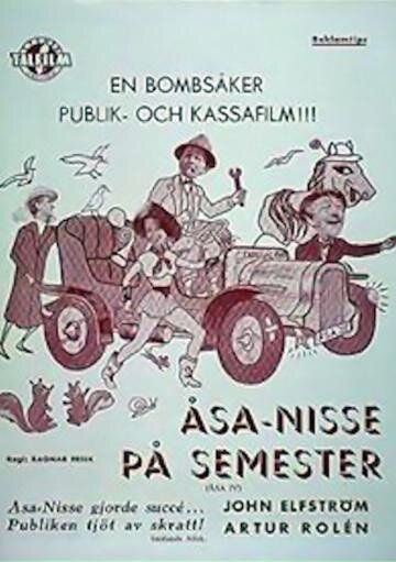 Постер Åsa-Nisse på semester