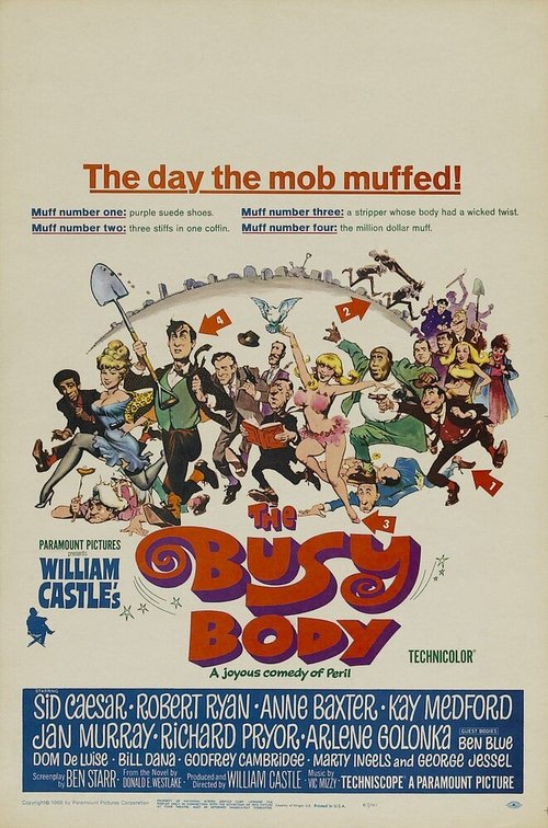 Постер The Busy Body