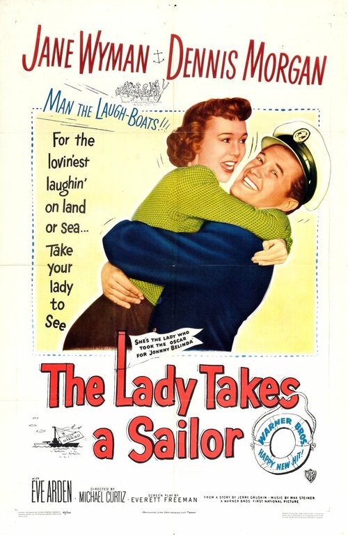 Постер The Lady Takes a Sailor
