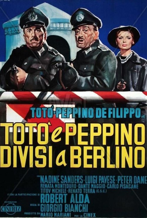 Постер Тото и Пеппино разделены в Берлине