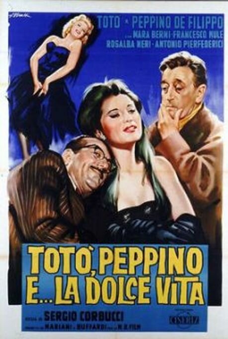 Постер Тото, Пеппино и сладкая жизнь