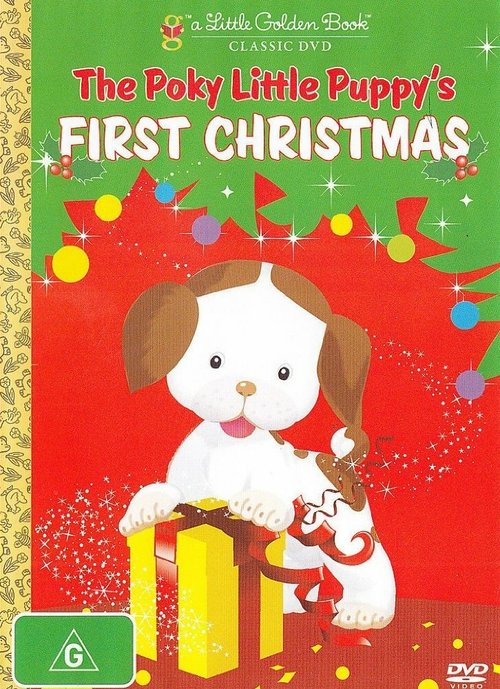 Постер Первое Рождество маленького щенка