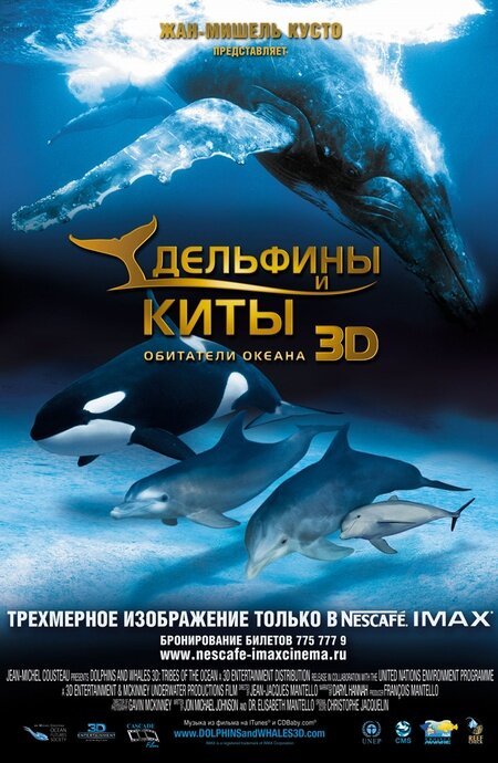Дельфины и киты 3D скачать фильм торрент