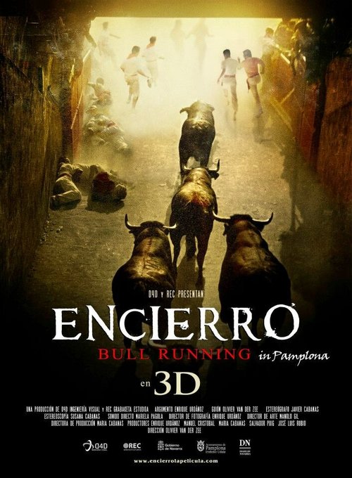 Постер Encierro 3D: Bull Running in Pamplona