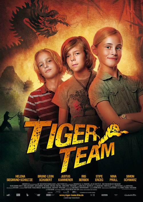 Постер Команда Тигра и гора 1000 драконов