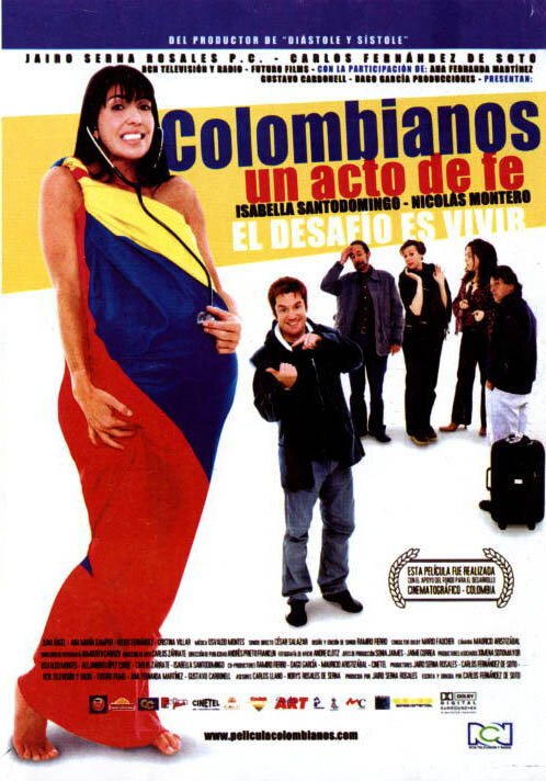 Постер Colombianos, un acto de fe