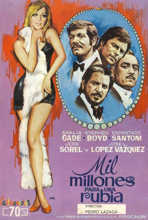 Постер Миллиард для блондинки