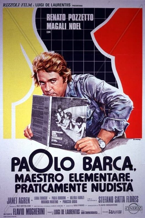 Постер Паоло Барка — учитель начальной школы, практикующий нудизм