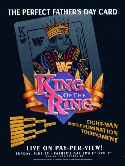 Постер WWF Король ринга