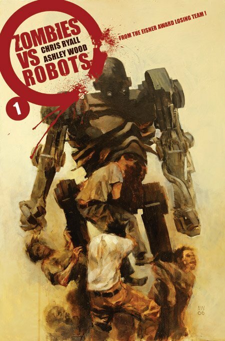 Постер Зомби против роботов
