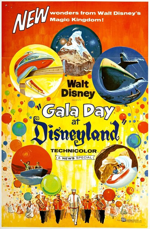 Постер Gala Day at Disneyland