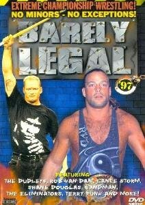 Постер ECW Едва легально