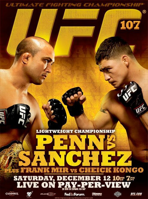 скачать UFC 107: BJ Penn vs. Diego Sanchez через торрент
