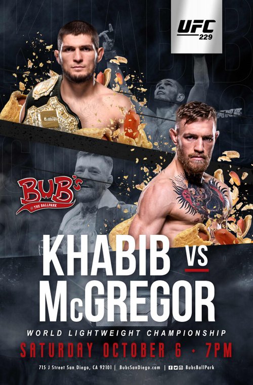 Постер UFC 229: Khabib vs McGregor