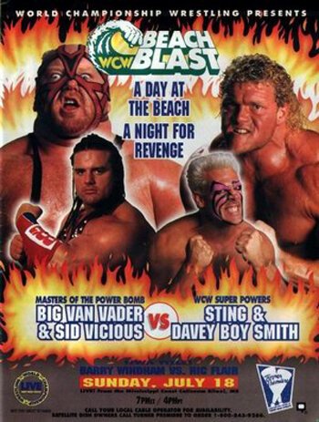 Постер WCW Пляжный взрыв