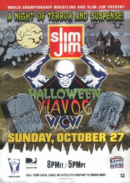 Постер WCW Разрушение на Хэллоуин