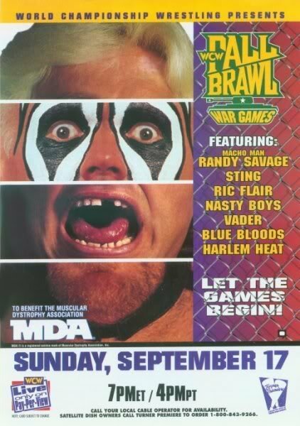 Постер WCW Жёсткая драка