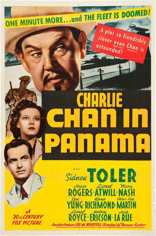 Постер Чарли Чан в Панаме