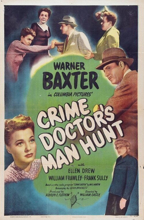 Постер Crime Doctor's Man Hunt